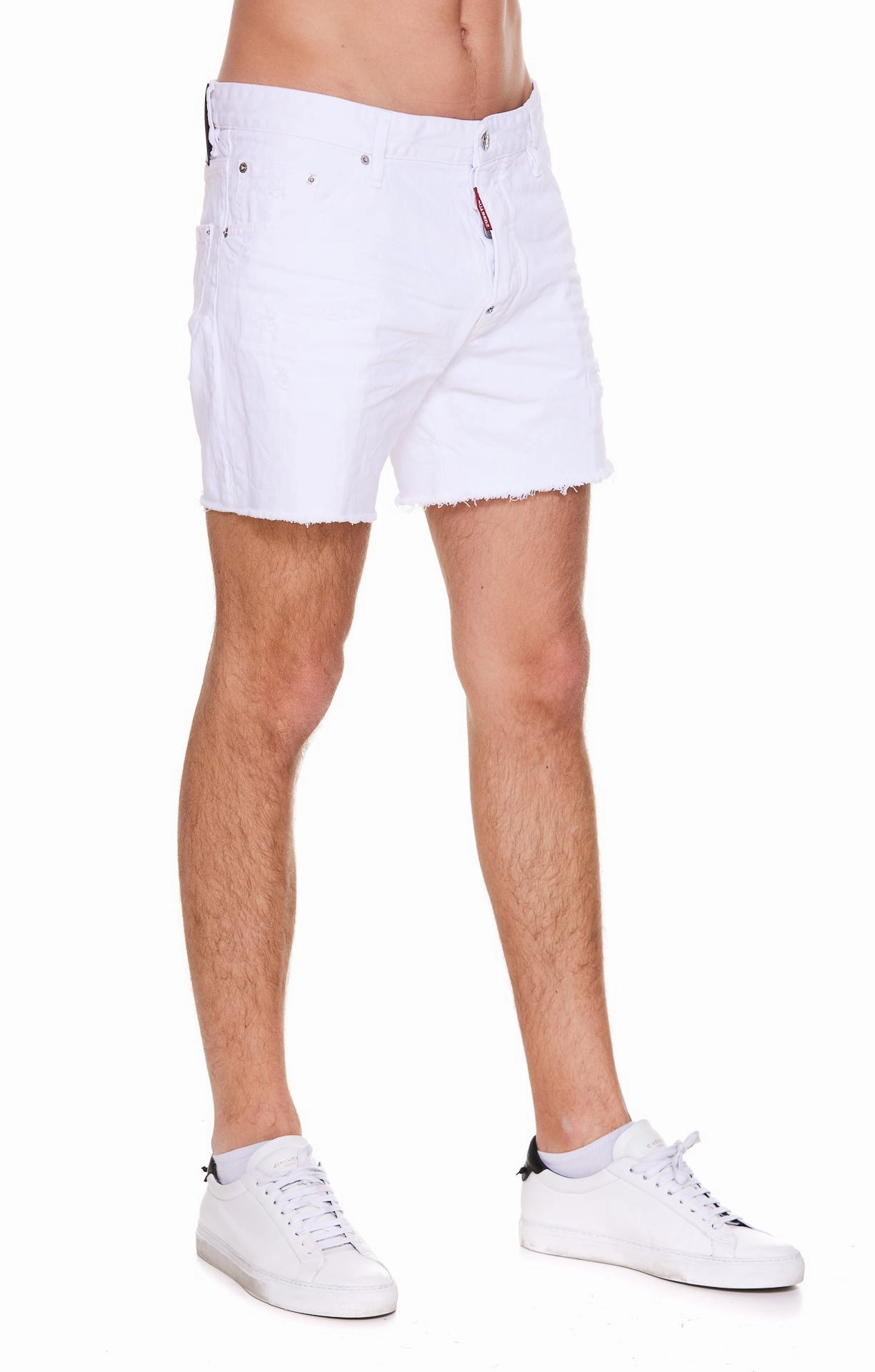 Dsquared2 Logo Patch Denim Shorts