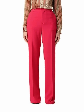 Dsquared2 Logo-Plaque Wide Leg Pants