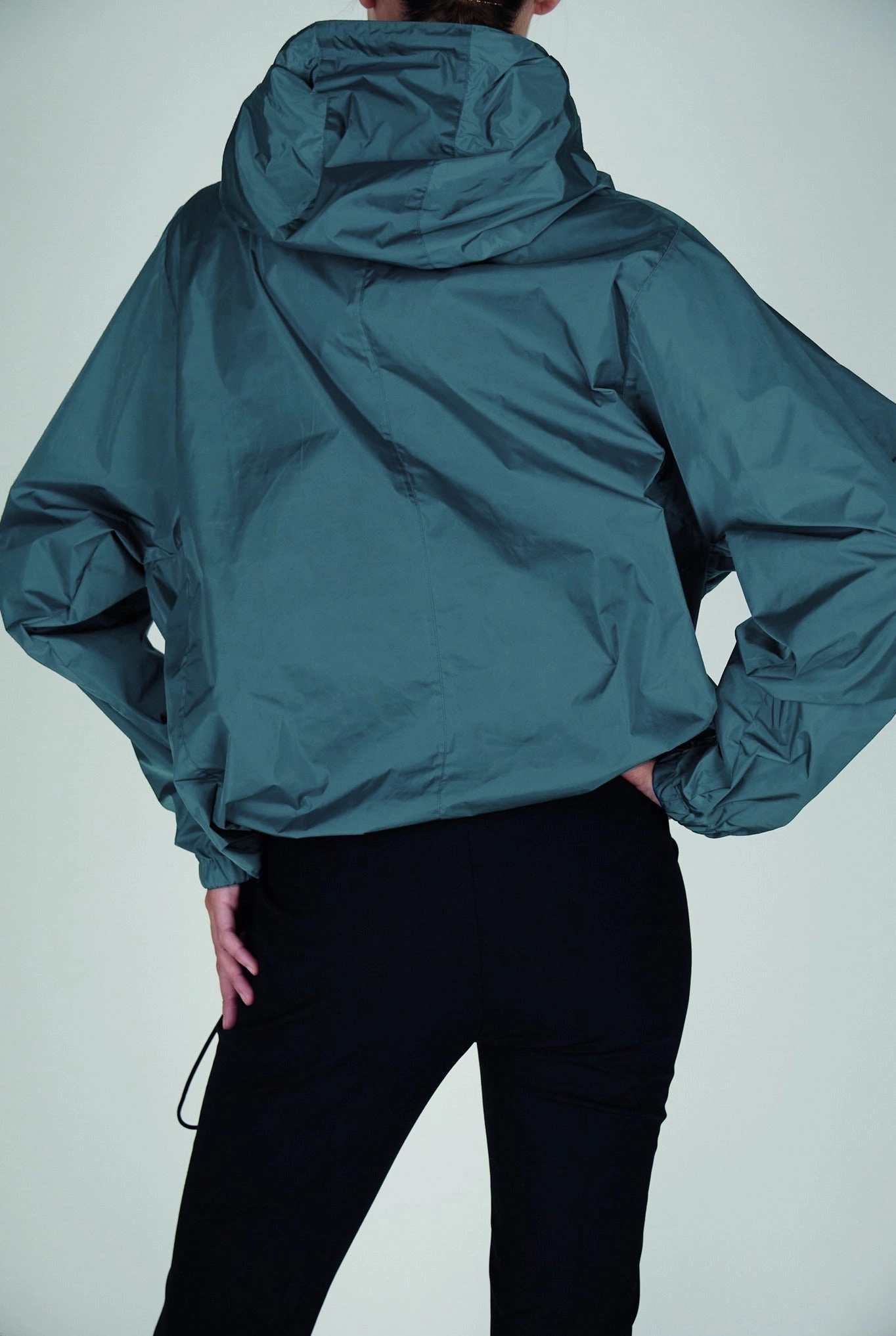 Dsquared2 Logo Printed Hooded Windbreaker