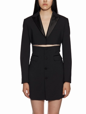 Dsquared2 V-Neck Long Sleeved Dress