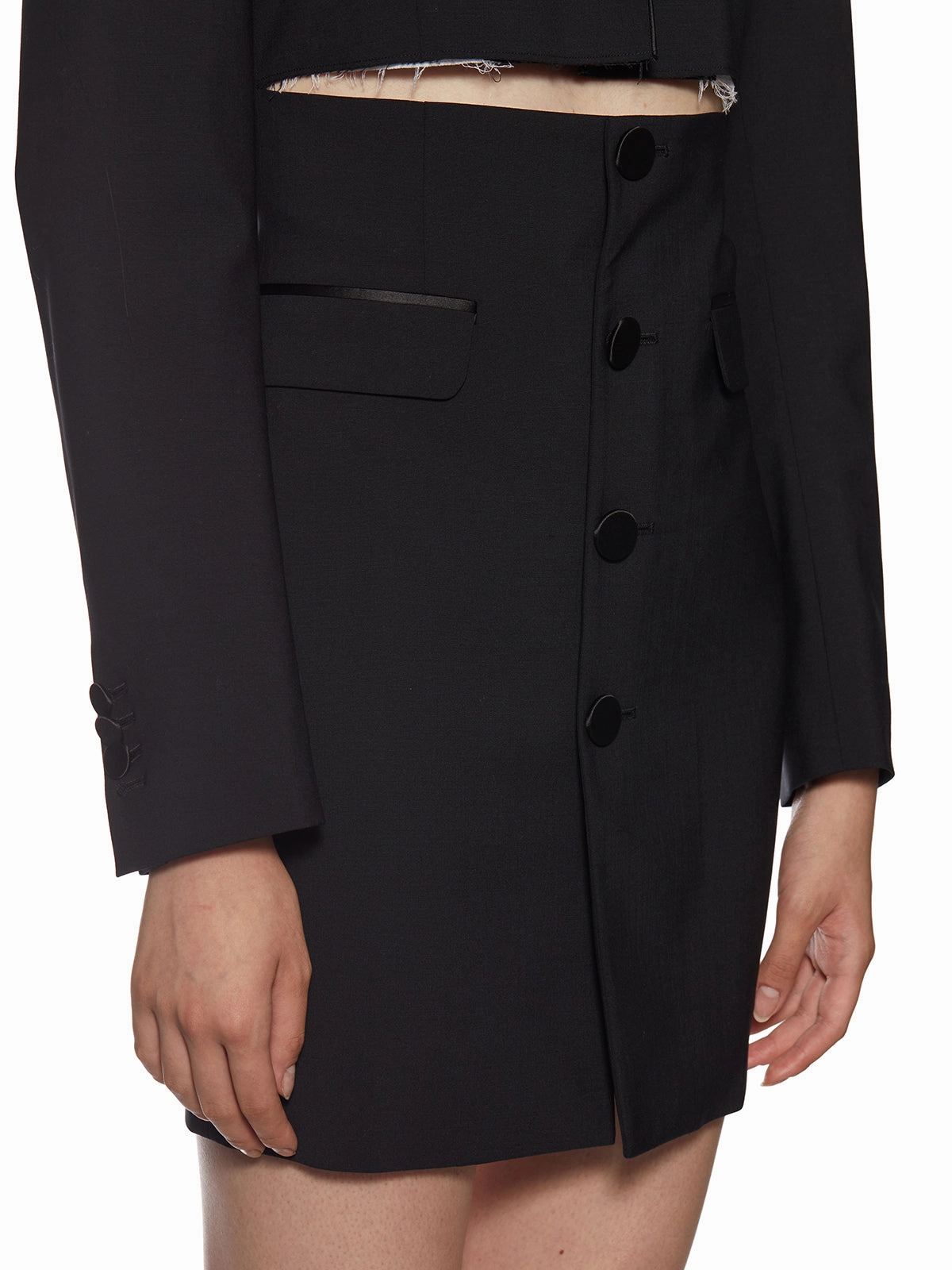 Dsquared2 V-Neck Long Sleeved Dress