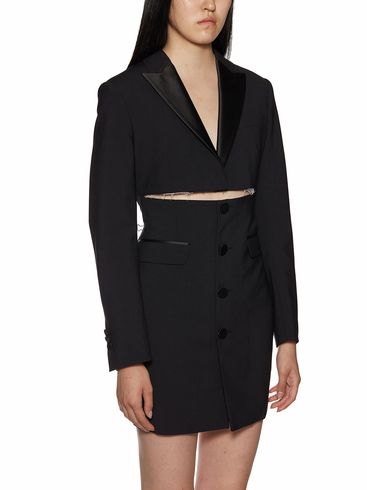 Dsquared2 V-Neck Long Sleeved Dress