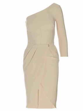 Elisabetta Franchi One-Shoulder Dress