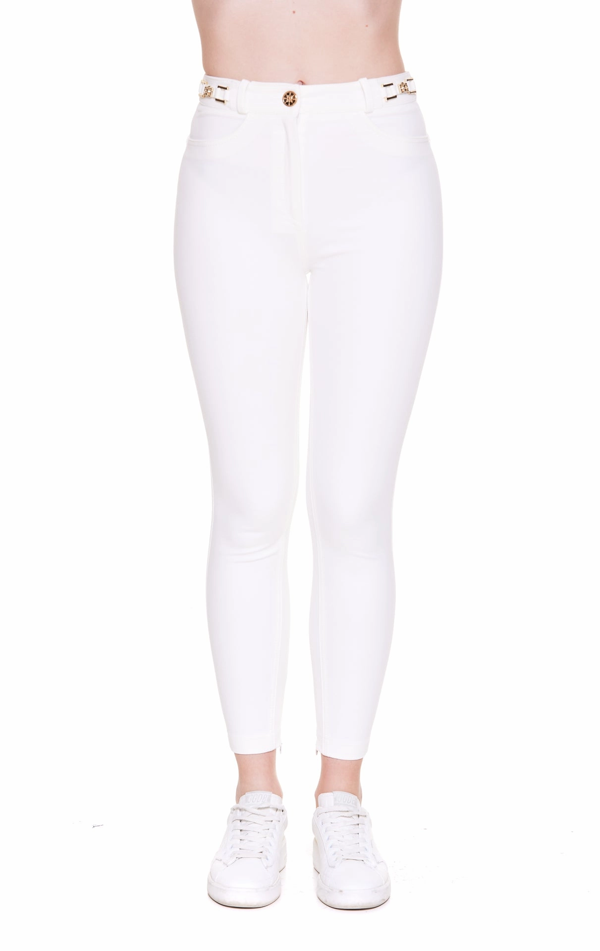 Elisabetta Franchi Skinny Cropped Pants
