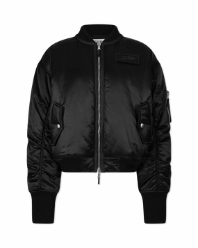 Embroidery Oversized Bomber Jacket
