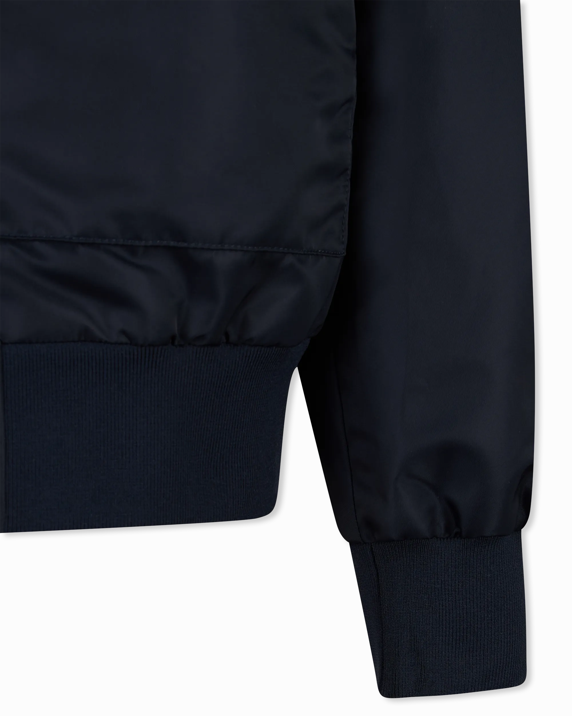 EMILIO Satin Bomber Jacket