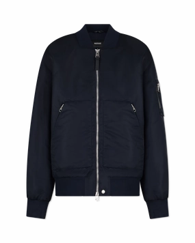 EMILIO Satin Bomber Jacket