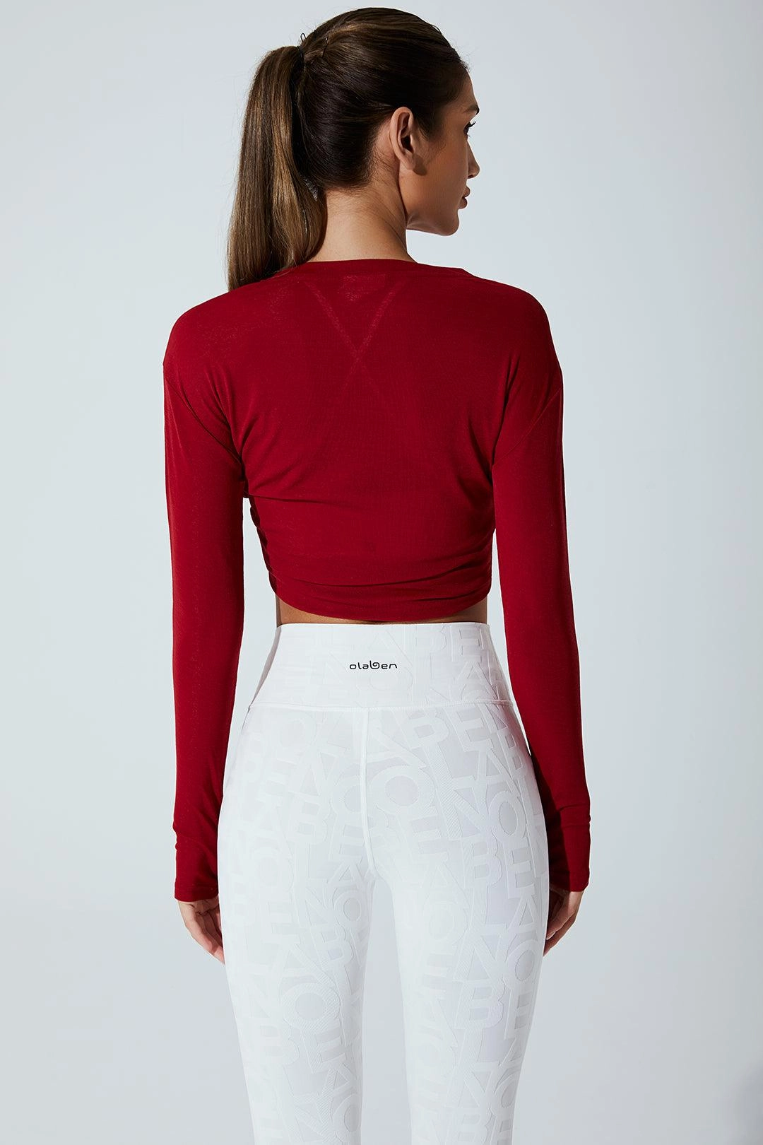 Emmy Long Sleeves Top - Savvy Red