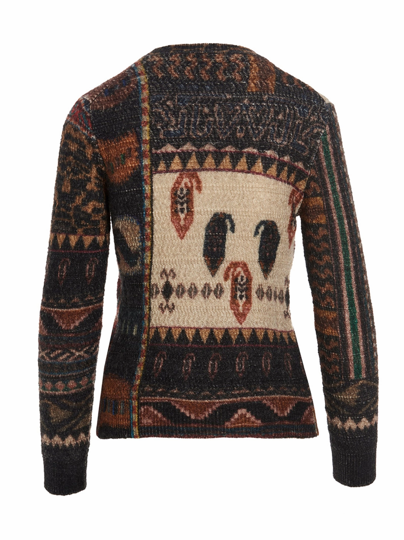 Etro Graphic Patchwork Knitted Jumper