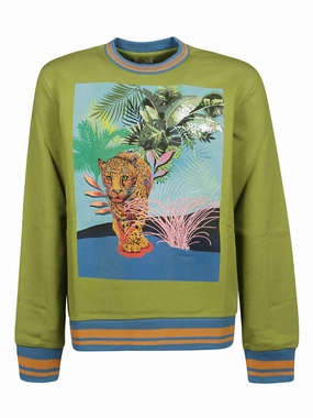 Etro Graphic Printed Crewneck Jumper