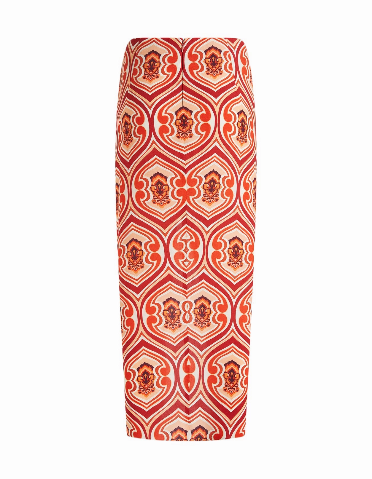 Etro Graphic Printed Ruched Sarong Skirt
