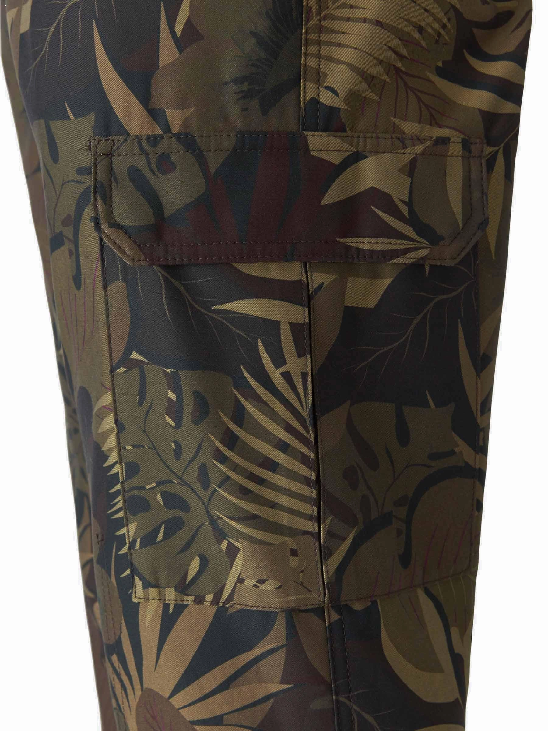 Etro Jungle Printed Mid-Rise Cargo Trousers