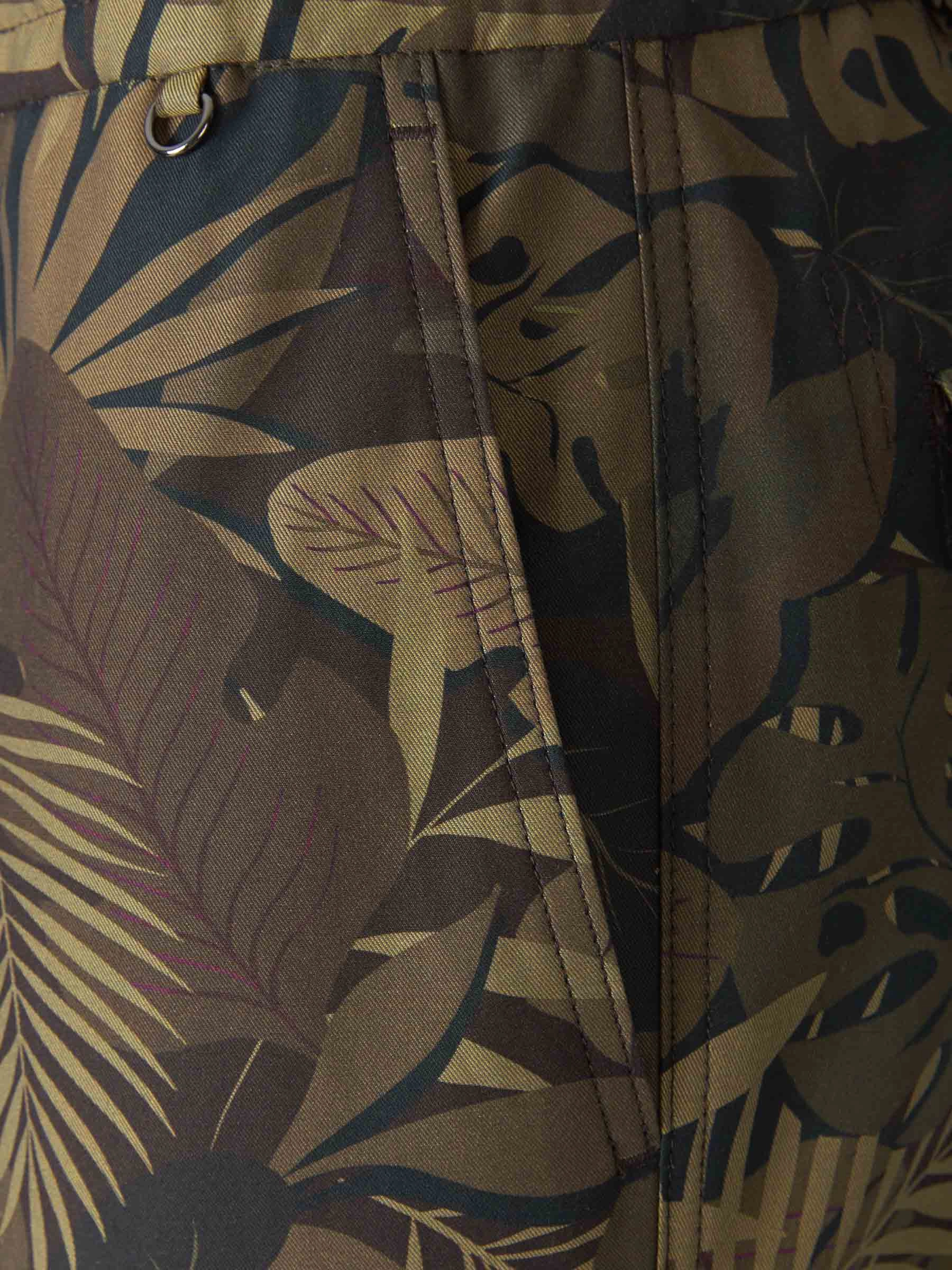 Etro Jungle Printed Mid-Rise Cargo Trousers