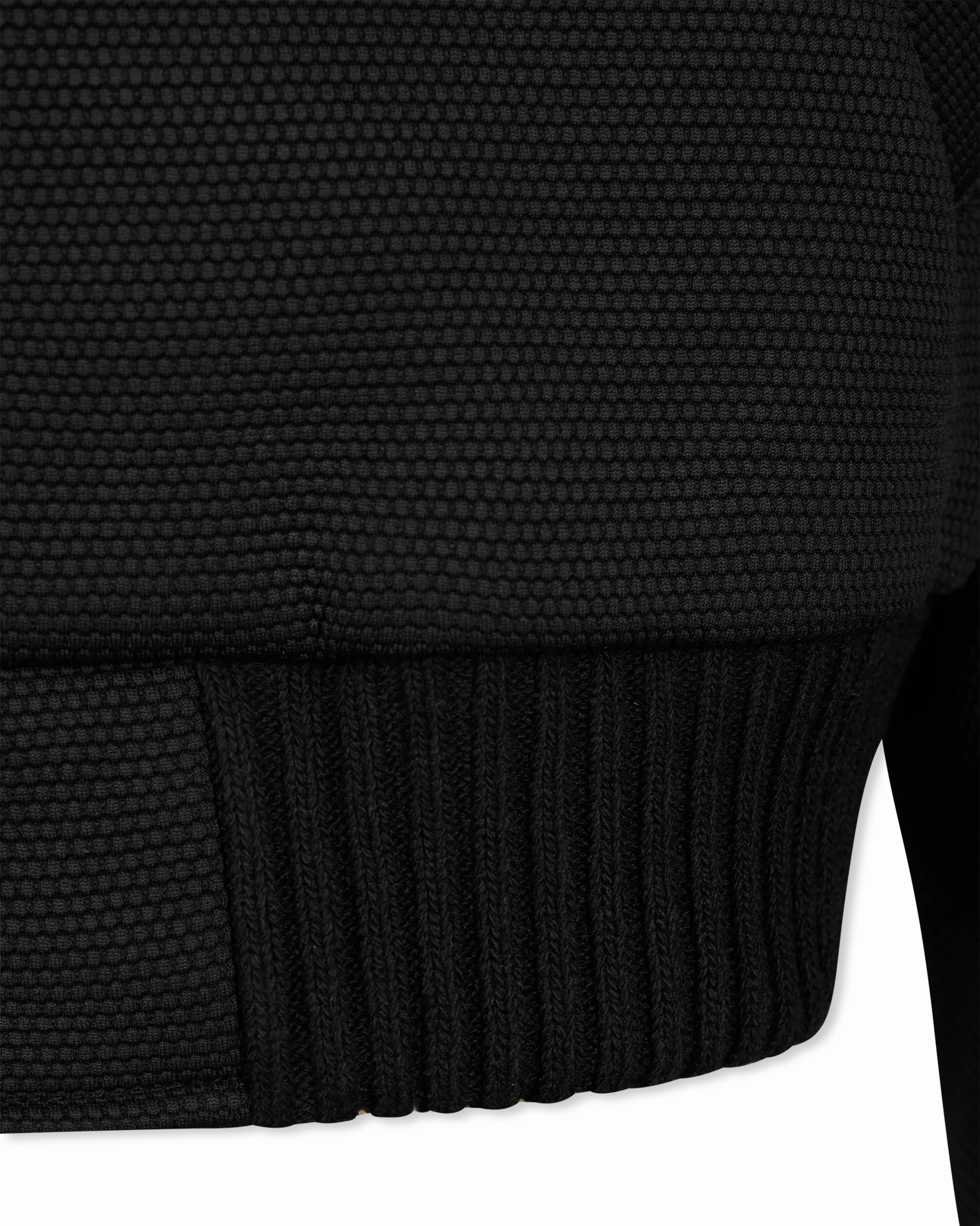 Evidence Honeycomb-Effect Knit Bomber Jacket