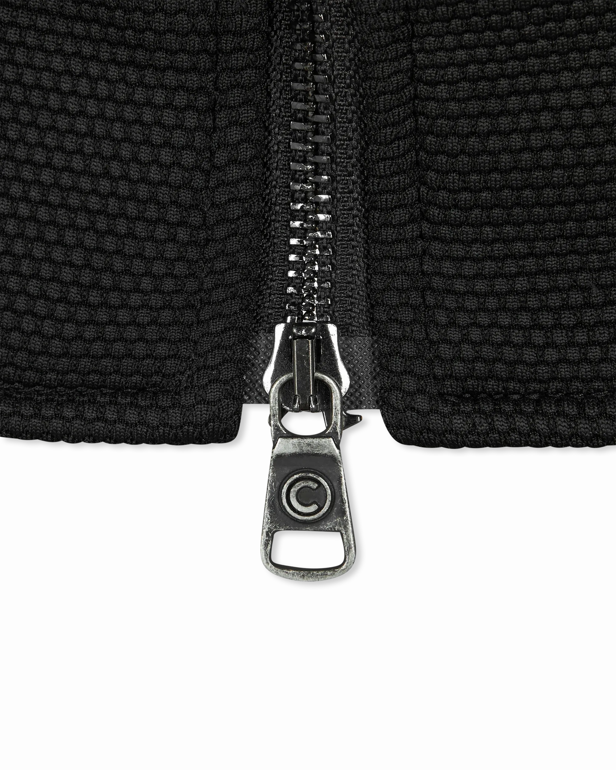 Evidence Honeycomb-Effect Knit Bomber Jacket
