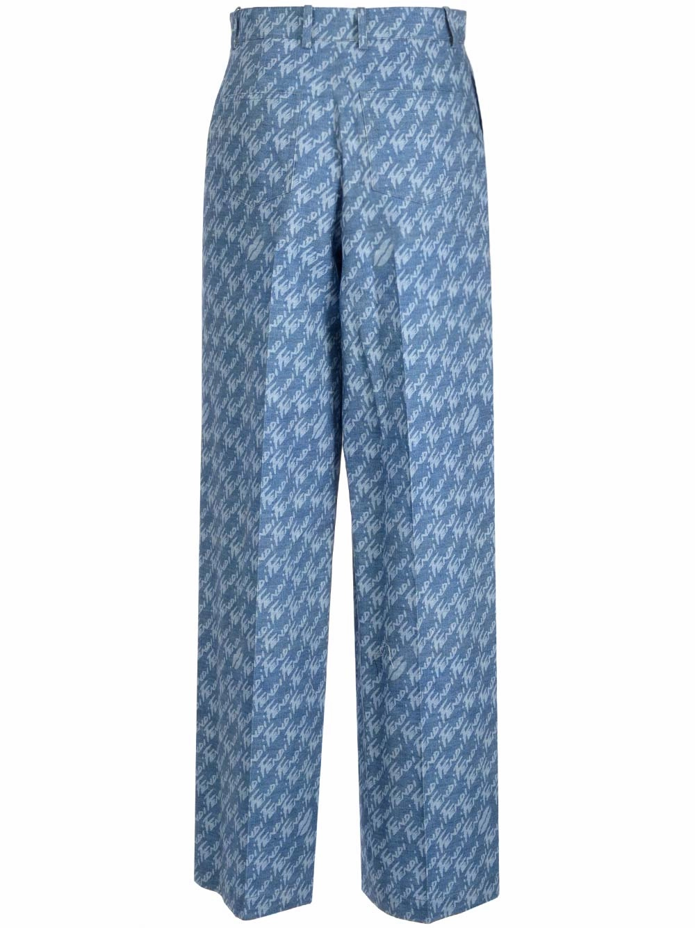 Fendi Allover Brush Logo Jeans