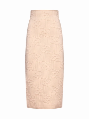 Fendi FF Karligraphy High Waisted Skirt