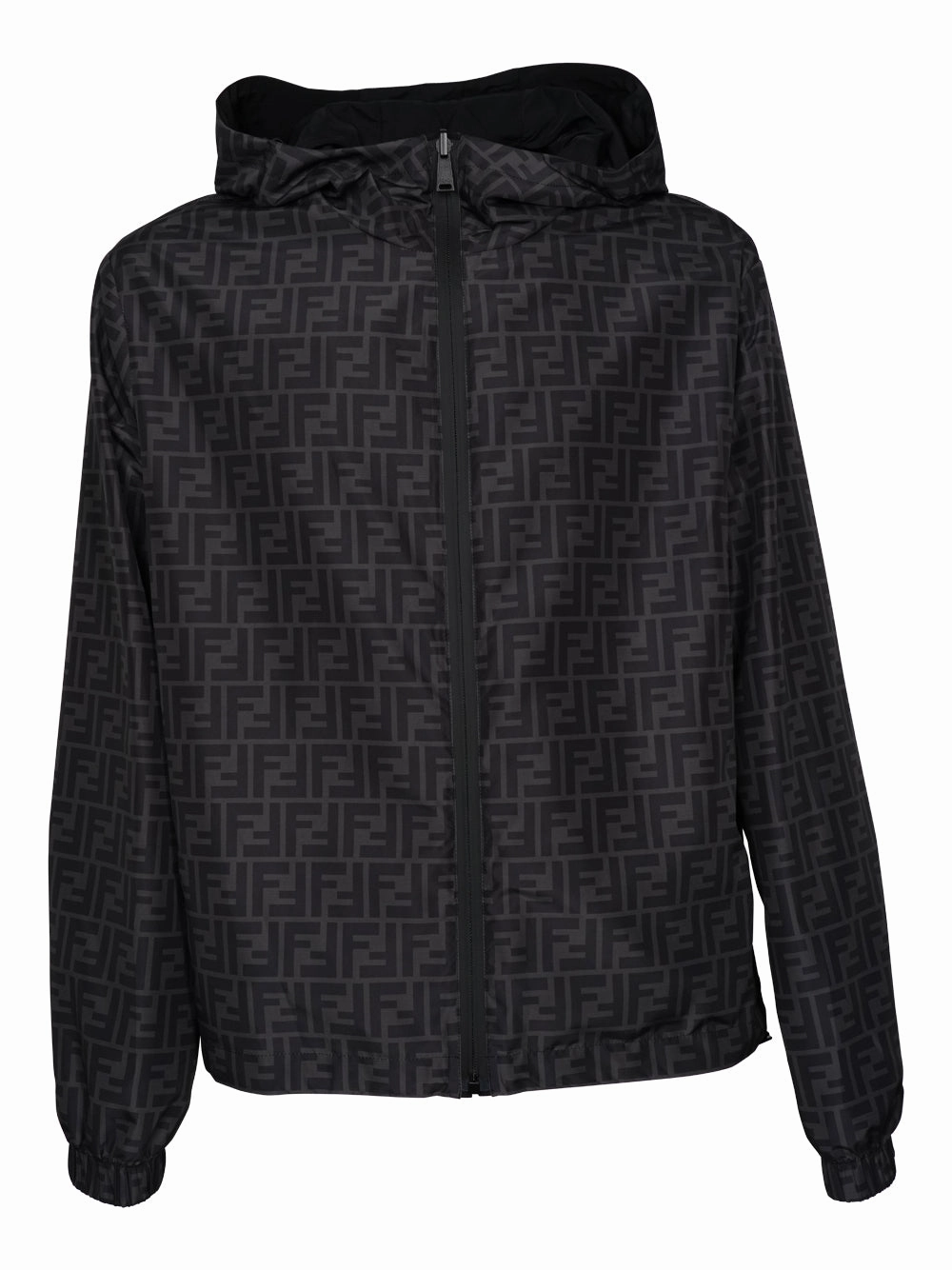 Fendi FF Printed Hooded Jacket