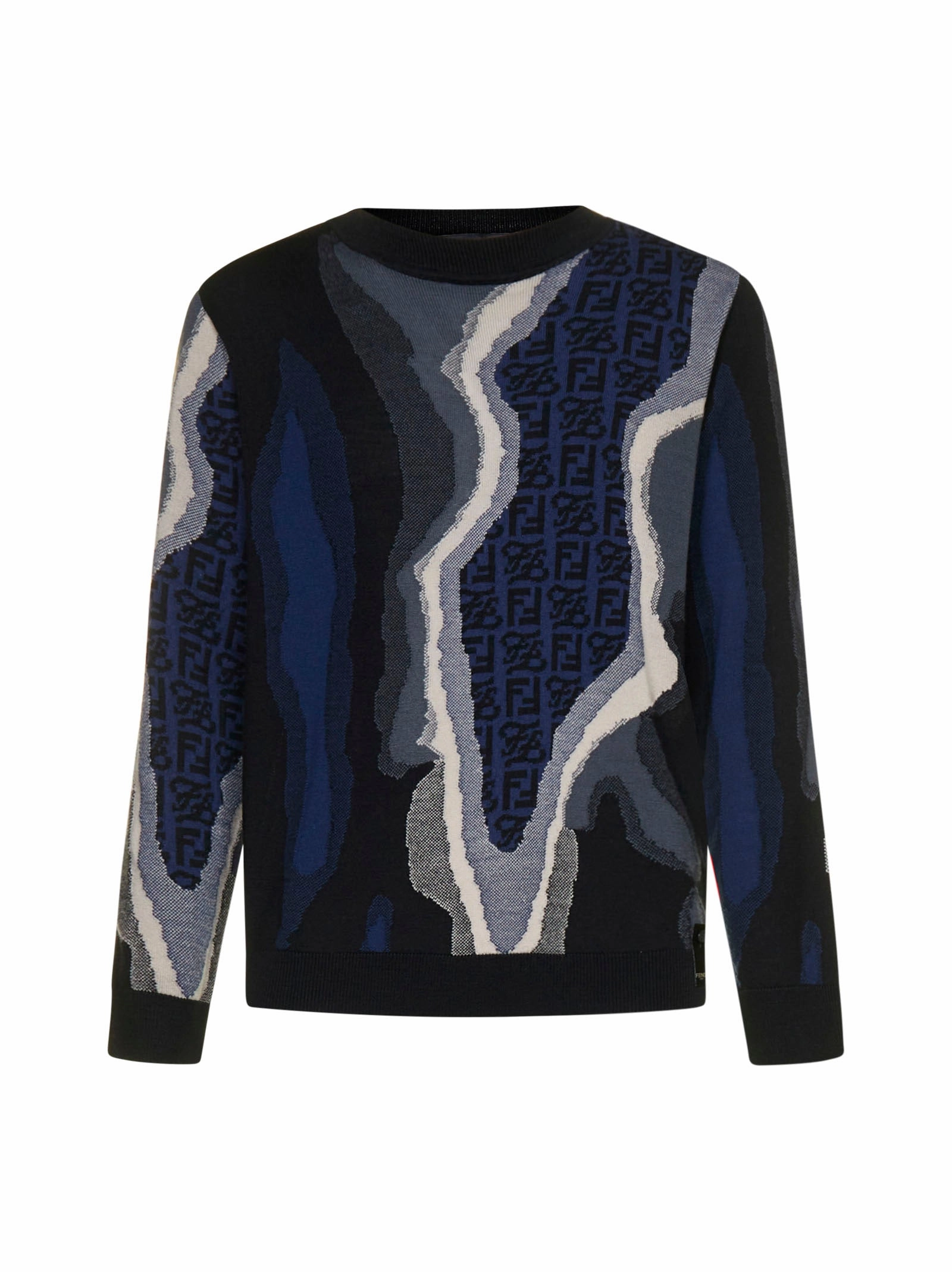 Fendi Graphic Logo Printed Sweater