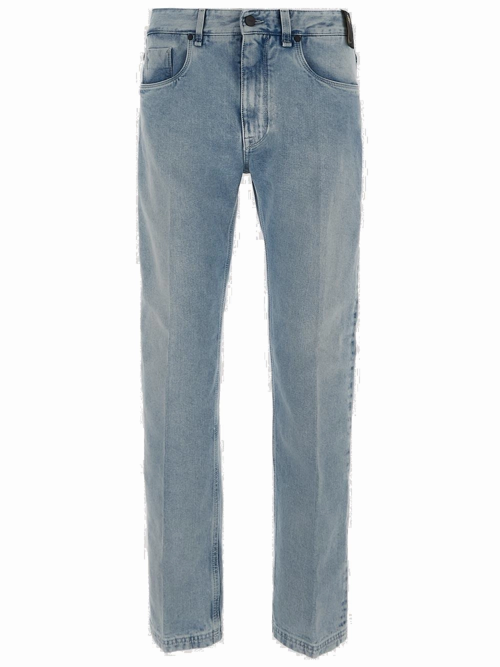 Fendi Logo Patch Denim Jeans