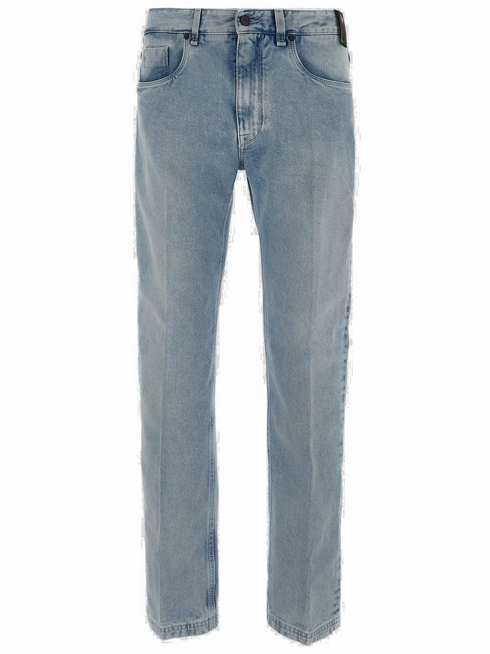 Fendi Logo Patch Denim Jeans