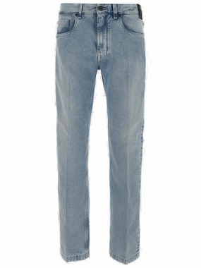 Fendi Logo Patch Denim Jeans