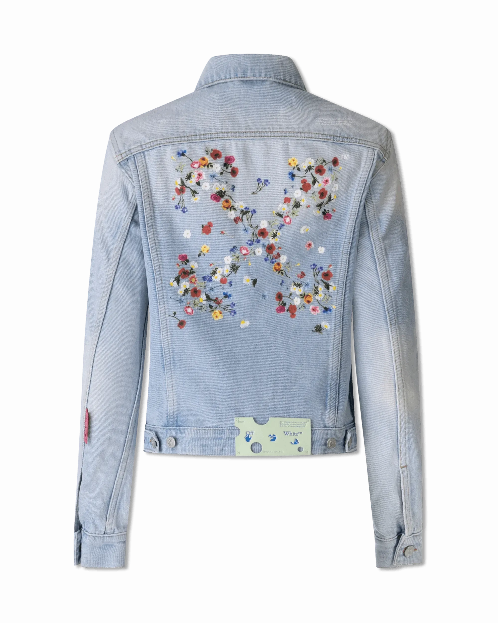 Floral Arrow Denim Jacket