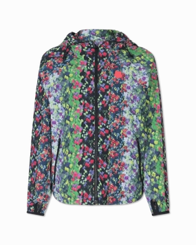 Floral Printed Windbreaker