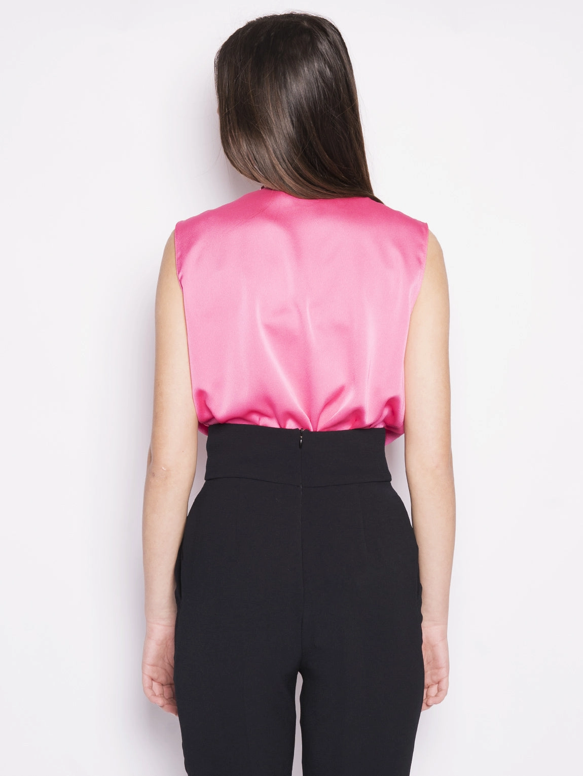 Fuchsia Pleated Body
