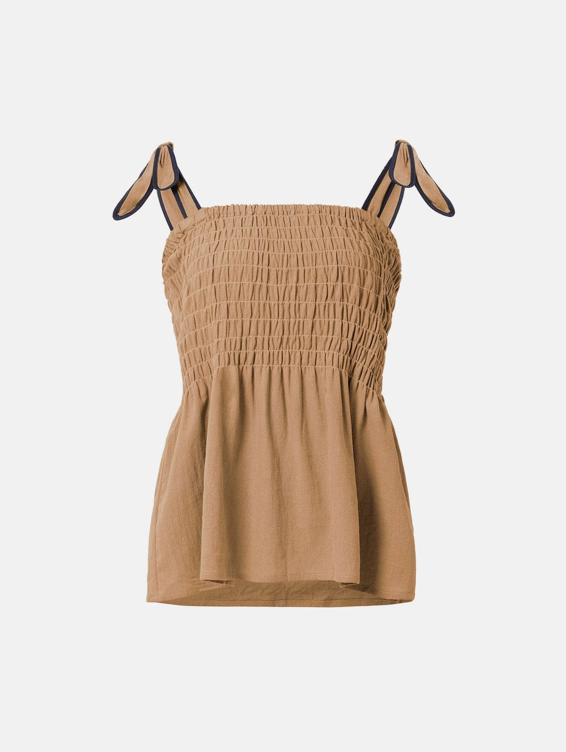 Gaia Women's Cheesecloth Vest | Tan