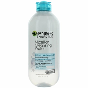 Garnier Women's Micellar Cleansing Water - Skin Active All In 1 Waterproof, 13.5oz