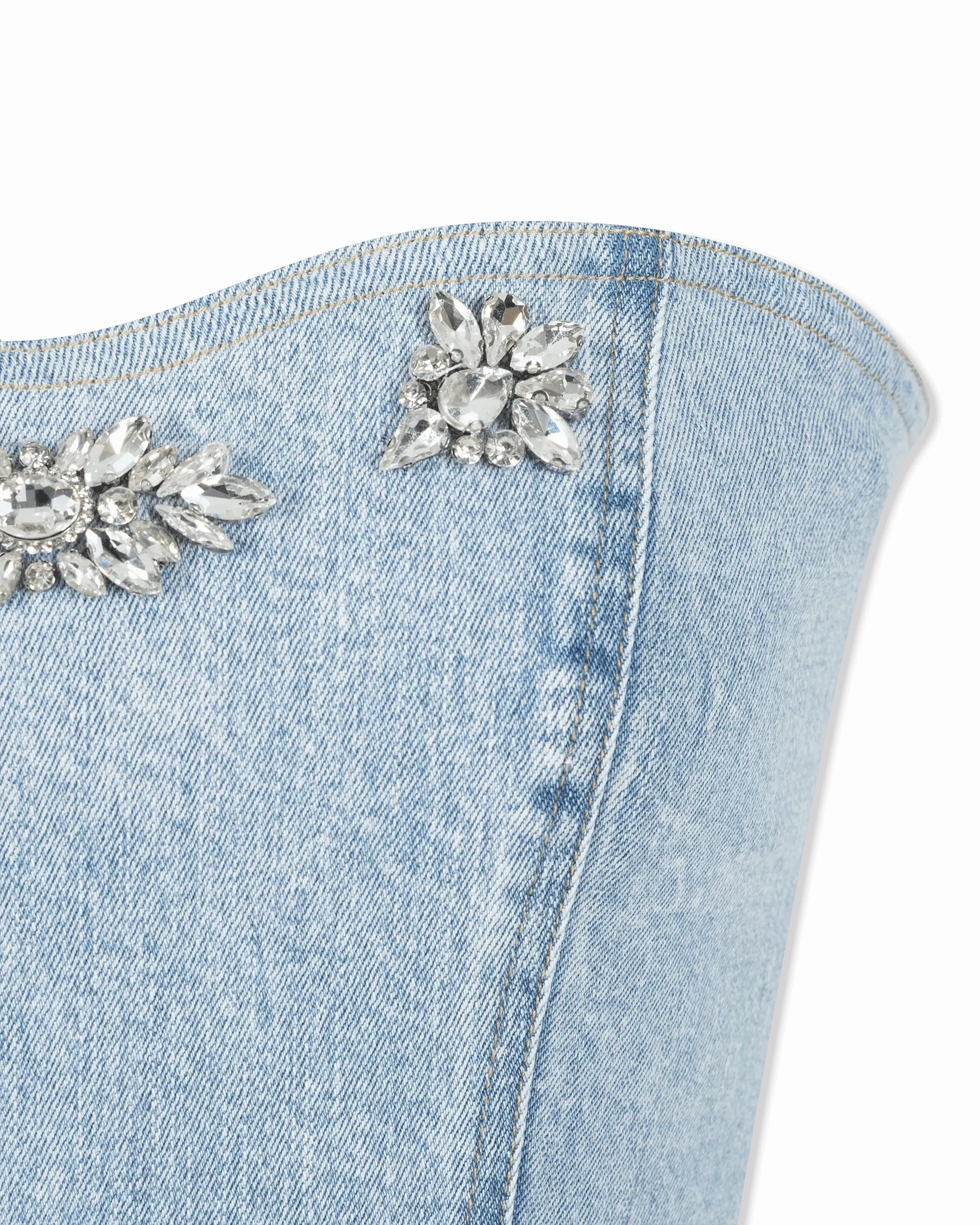 Generation Love Idara Crystal Denim Dress