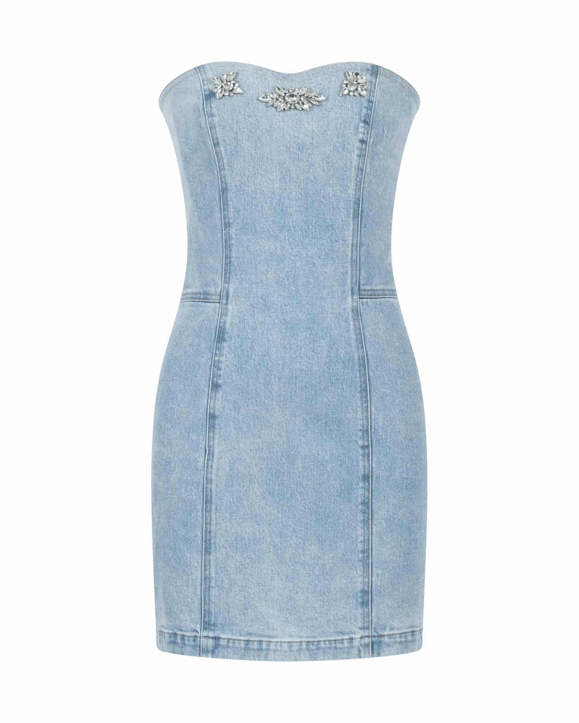 Generation Love Idara Crystal Denim Dress