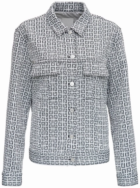 Givenchy 4G Jacquard Denim Jacket
