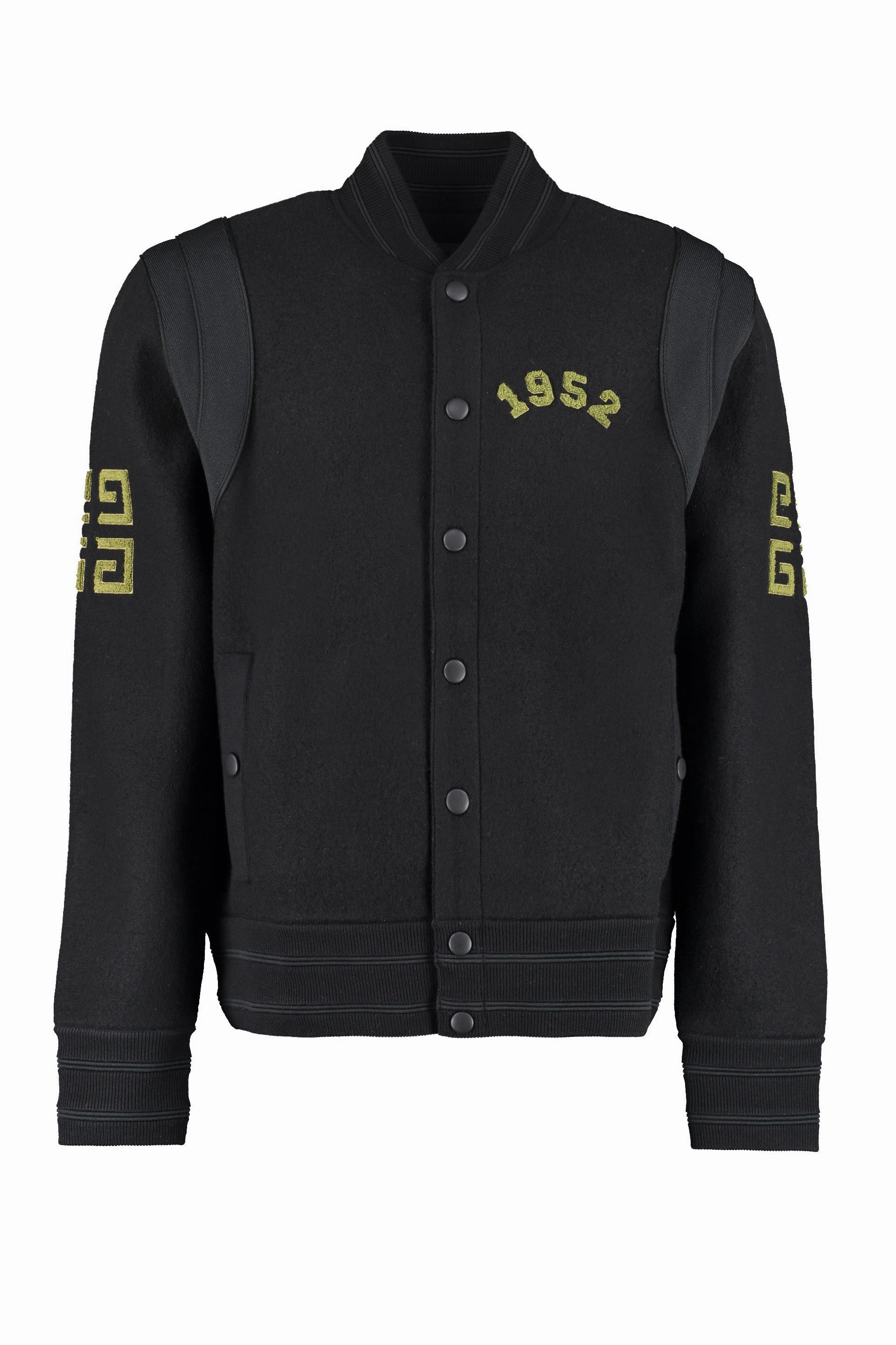 Givenchy 4G Logo Buttoned Bomber Jacket