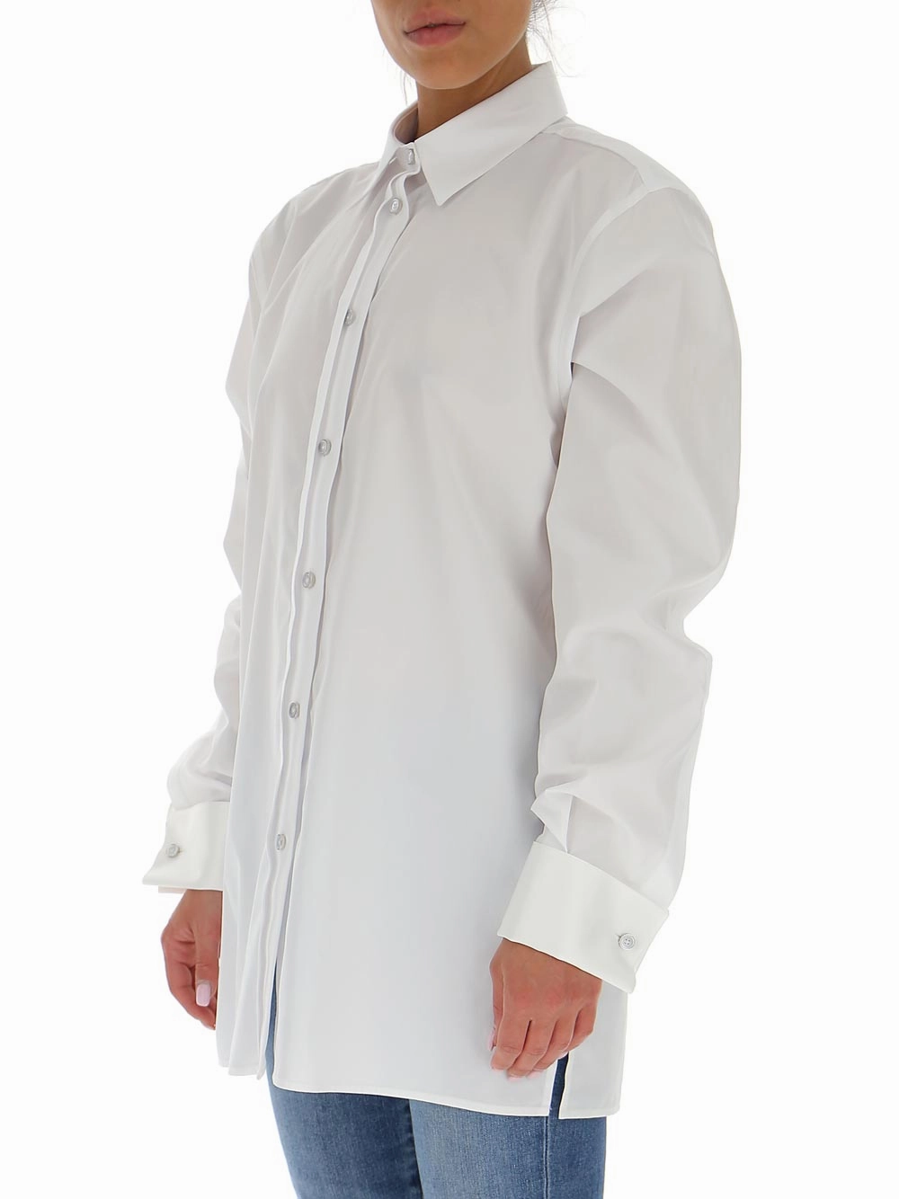 Givenchy Graphic Buttoned Poplin Shirt
