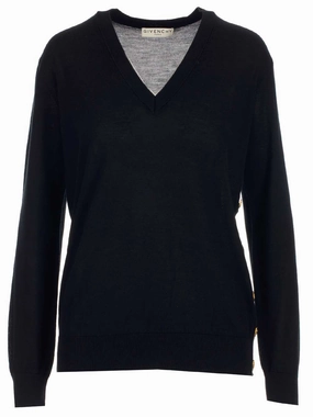 Givenchy V-Neck Knitted Jumper