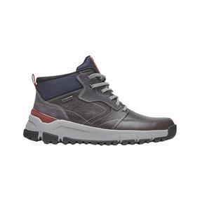 Glastonbury Waterproof Mid Boot - Steel Grey (D)