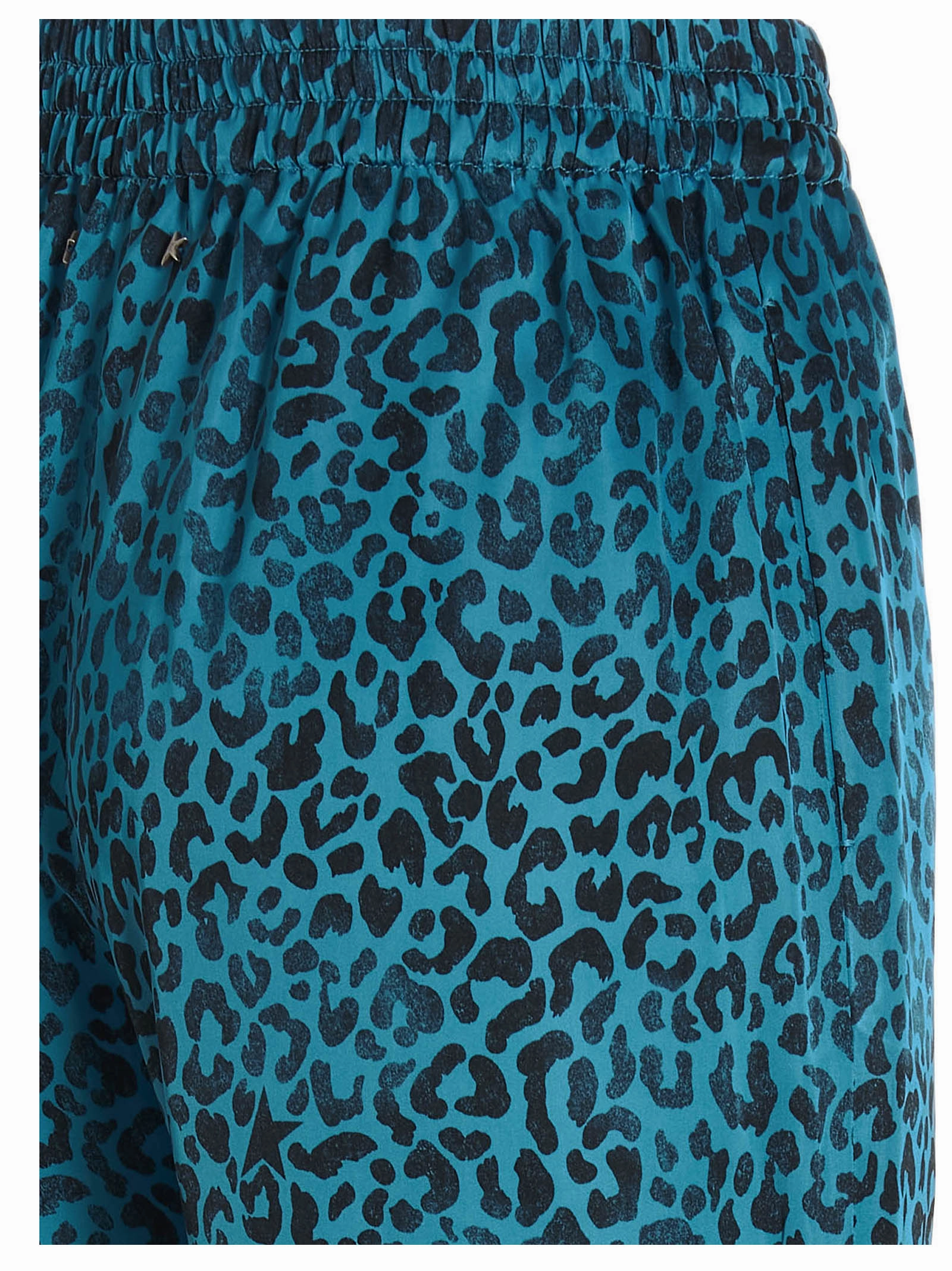 Golden Goose Deluxe Brand Leopard Print High Waisted Trousers