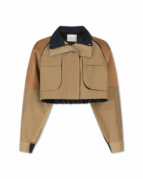 Grosgrain Mix Cropped Jacket