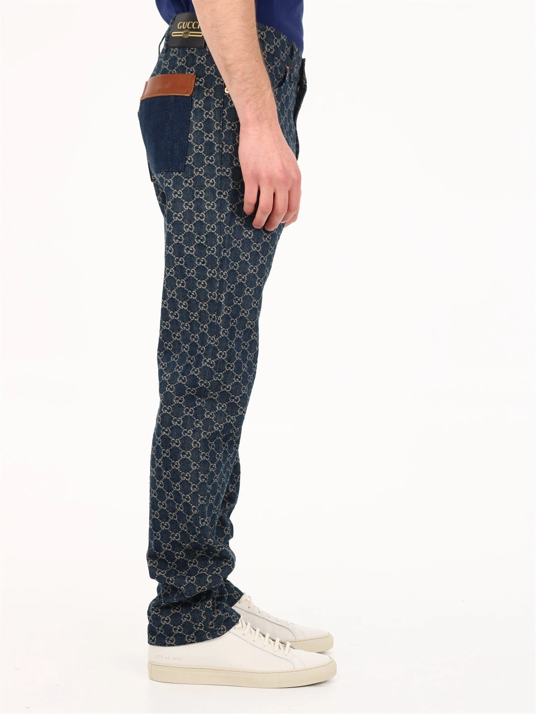 Gucci GG Jacquard Denim Jeans