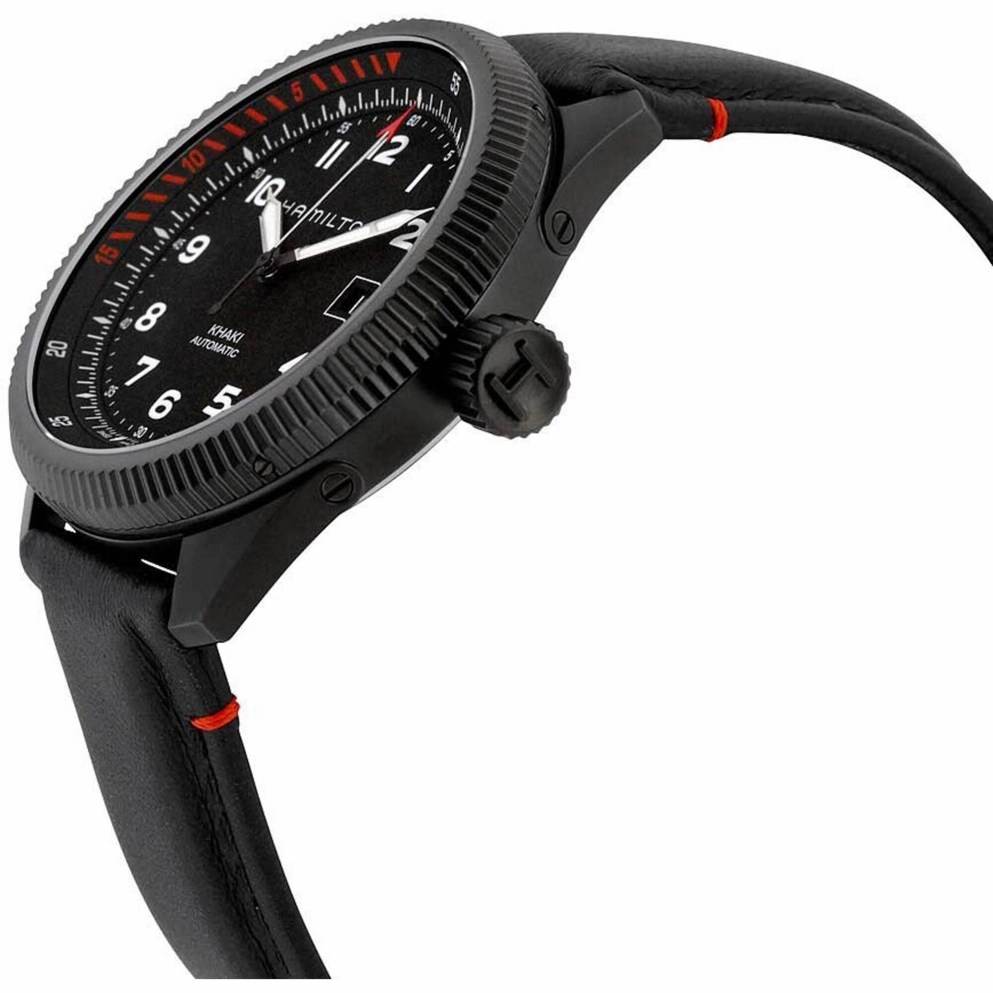 Hamilton Men's Watch - Khaki Aviation Takeoff Air Zermatt Automatic Strap | H76695733