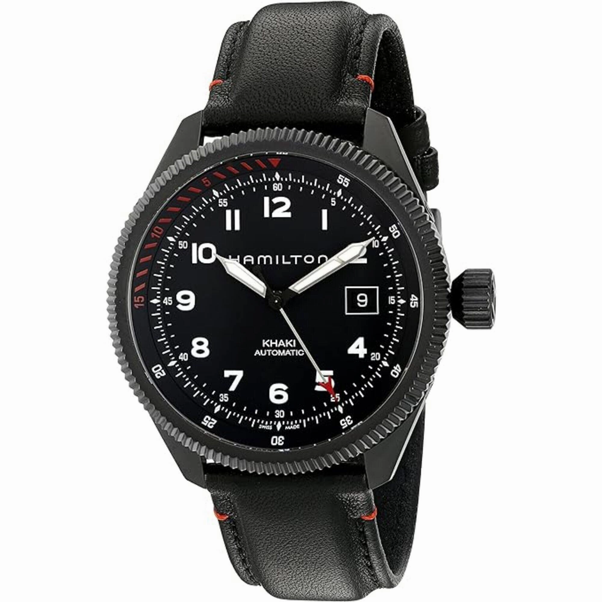 Hamilton Men's Watch - Khaki Aviation Takeoff Air Zermatt Automatic Strap | H76695733