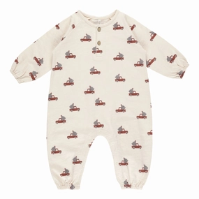 Henley Jumpsuit - Trucks - Natural - FINAL SALE