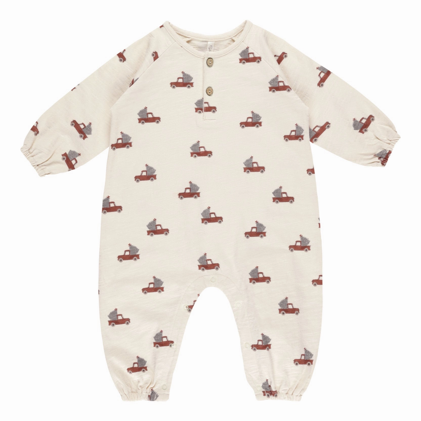 Henley Jumpsuit - Trucks - Natural - FINAL SALE