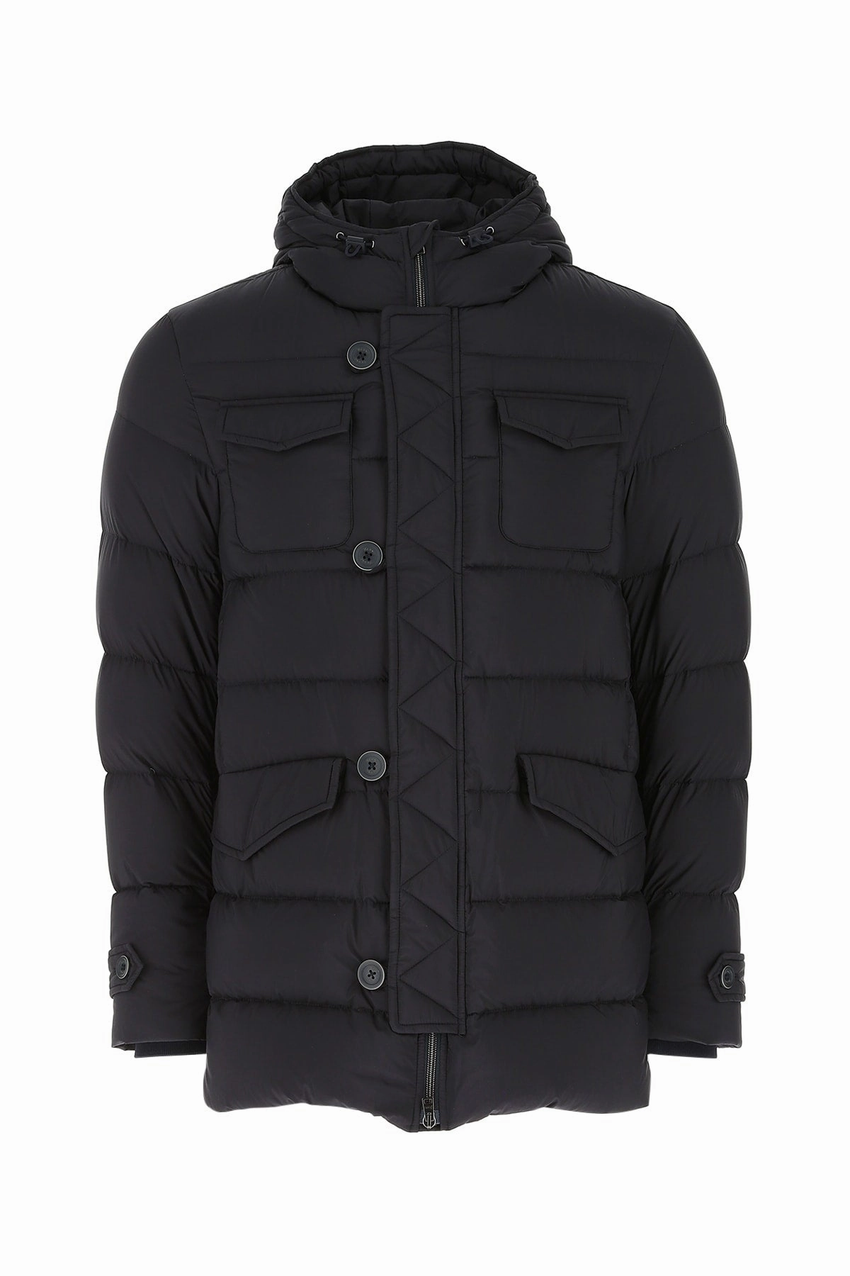 Herno Button Detailed Down Jacket