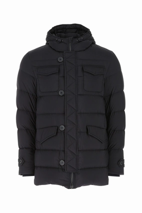 Herno Button Detailed Down Jacket