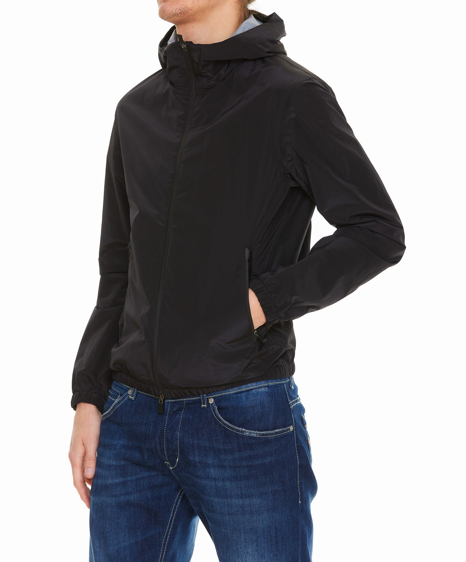 Herno Hooded Zip-Up Jacket