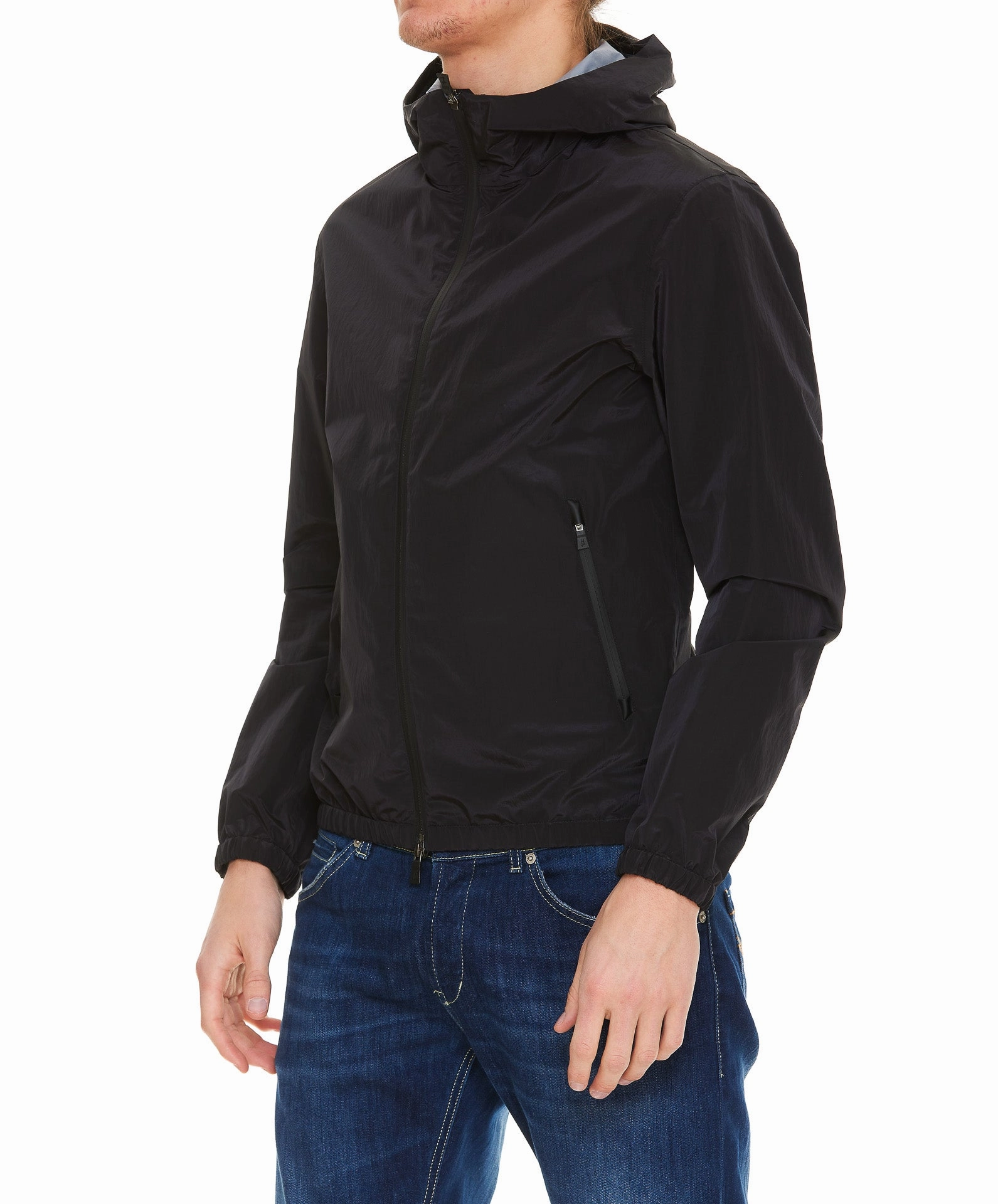 Herno Hooded Zip-Up Jacket