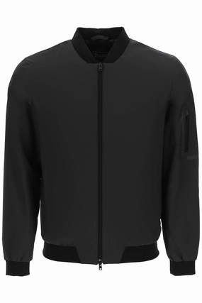 Herno Zip-Up Long-Sleeved Bomber Jacket